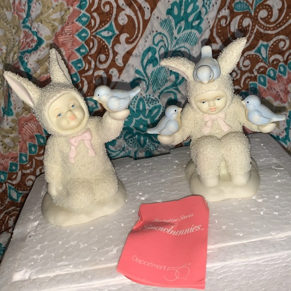 NEW IN BOX Snowbabies SPRINGTIME STORIES OF THE SNOWBUNNIES - Picture 1 of 13